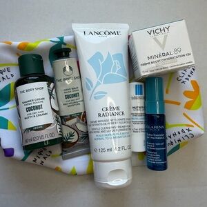 Hydration & Coconut Care Beauty Set Vichy, The body shop, Lancome, Clarins